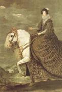 Queen Isabel on Horseback (detail) (df01) Diego Velazquez